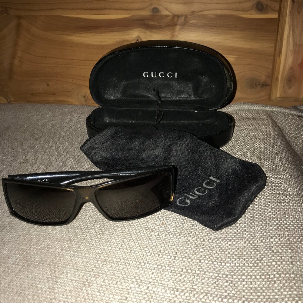 Vintage Gucci GG Rectangle Wrap 2515/S Sunglasses - Picture 2 of 16